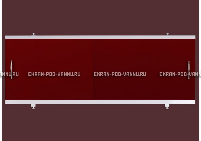 Экран EUROPLEX Универсал бордо под трубы – купить по цене 6250 руб. в интернет-магазине в городе Рязань картинка 1