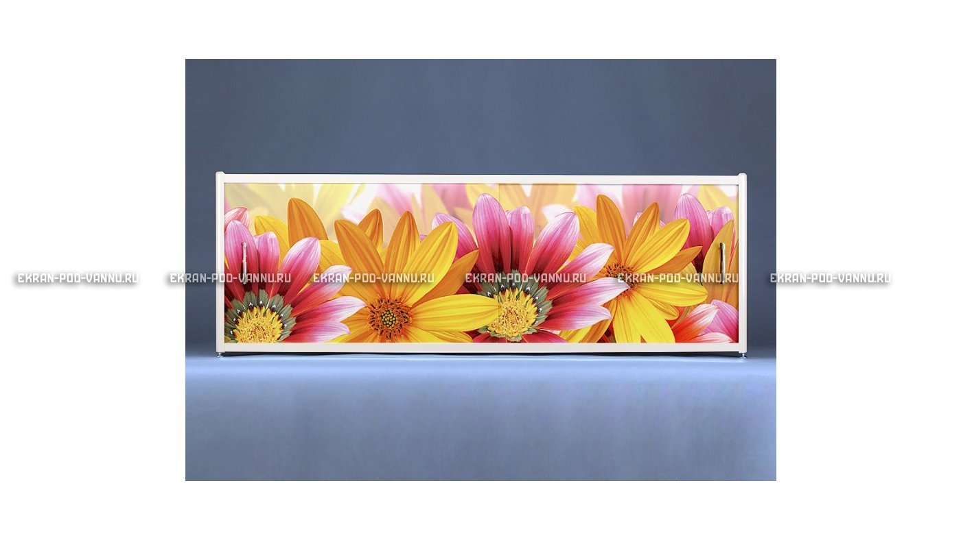Раздвижной ФОТО экран - Flowers – купить по цене 8500 руб. в интернет-магазине в городе Рязань картинка 6