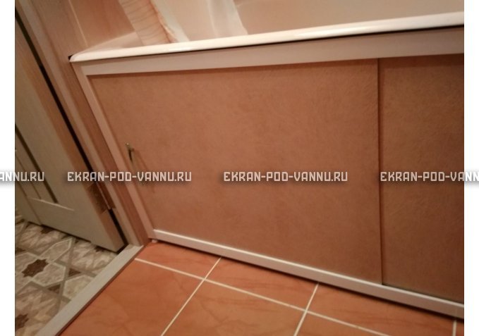 Раздвижной экран EUROPLEX Комфорт бежевый – купить по цене 6750 руб. в интернет-магазине в городе Рязань картинка 2