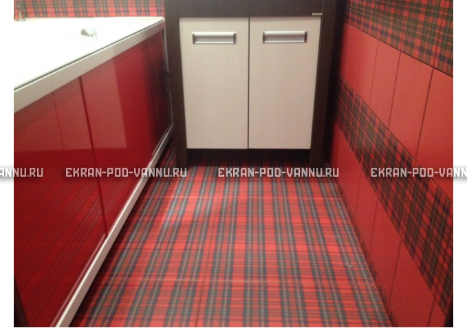Экран раздвижной EUROPLEX Комфорт красный – купить по цене 6250 руб. в интернет-магазине в городе Рязань картинка 3