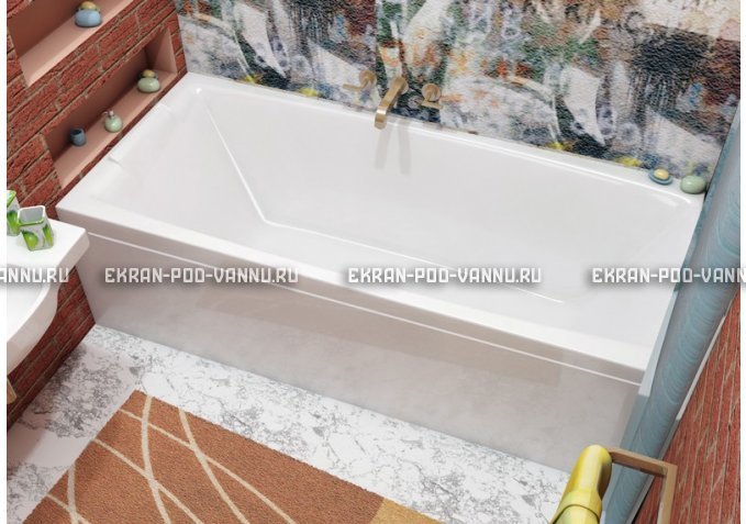 Акриловая ванна Relisan Kristina 170x75 – купить по цене 16160 руб. в интернет-магазине в городе Рязань картинка 4