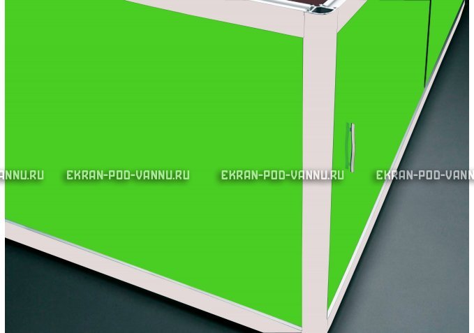 Торцевой экран EUROPLEX Комфорт салатовый – купить по цене 8760 руб. в интернет-магазине в городе Рязань картинка 1