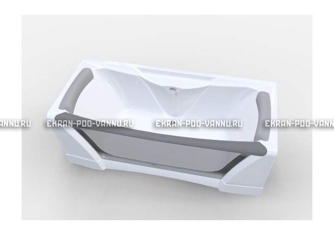 Прозрачная ванна 1MarKa Dolce Vita 180x80 – купить по цене 43200 руб. в интернет-магазине в городе Рязань картинка 2