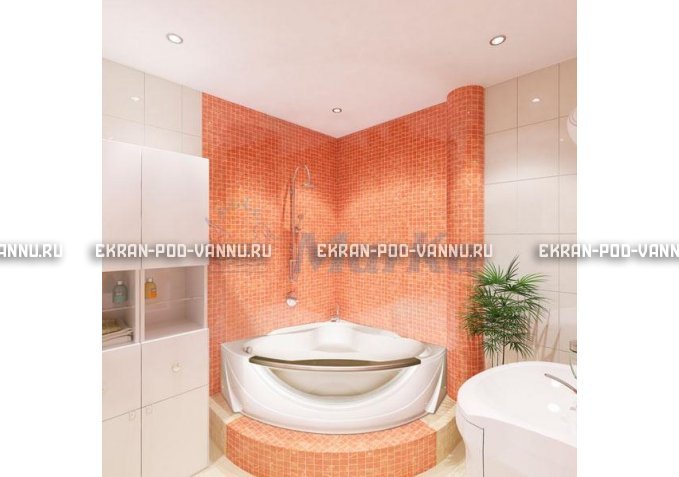Акриловая ванна 1MarKa Grand Luxe 155х155 – купить по цене 39827 руб. в интернет-магазине в городе Рязань картинка 4