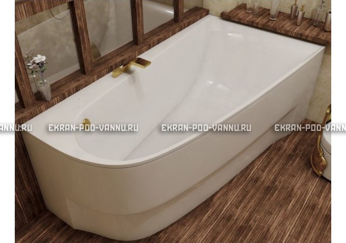 Акриловая ванна Vayer Boomerang 150x90 – купить по цене 42270 руб. в интернет-магазине в городе Рязань картинка 1