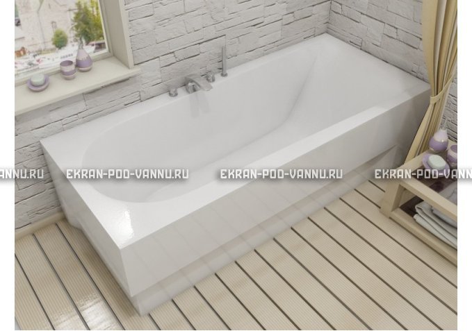 Акриловая ванна Vayer Boomerang 170x75 – купить по цене 37900 руб. в интернет-магазине в городе Рязань картинка 1