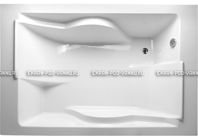 Акриловая ванна Vayer Coral 180x120 – купить по цене 33850 руб. в интернет-магазине в городе Рязань картинка 2