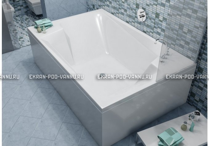 Акриловая ванна Vayer Ontario 190x125 – купить по цене 35050 руб. в интернет-магазине в городе Рязань картинка 1