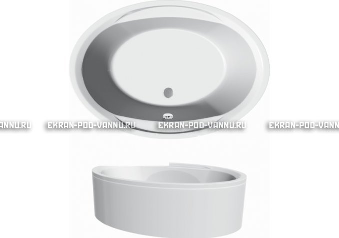Акриловая ванна Vayer Opal 180x120 – купить по цене 33850 руб. в интернет-магазине в городе Рязань картинка 3