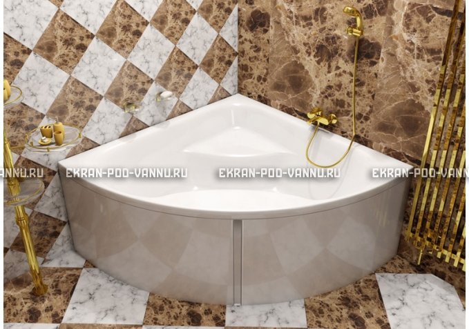 Акриловая ванна Vayer Persefona 140x140 – купить по цене 25230 руб. в интернет-магазине в городе Рязань картинка 1