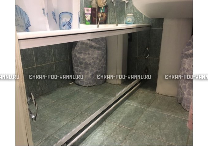 Зеркальный экран под трубы EUROPLEX Универсал – купить по цене 8500 руб. в интернет-магазине в городе Рязань картинка 1
