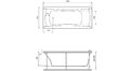 Акриловая ванна Relisan Loara 180x80 – купить по цене 23580 руб. в интернет-магазине в городе Рязань картинка 17