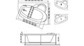 Акриловая ванна Relisan Ariadna 150x100 – купить по цене 25650 руб. в интернет-магазине в городе Рязань картинка 13