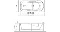 Акриловая ванна Relisan Elvira 150x75 – купить по цене 15260 руб. в интернет-магазине в городе Рязань картинка 13