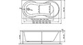 Акриловая ванна Relisan Lada 120x70 – купить по цене 10590 руб. в интернет-магазине в городе Рязань картинка 13