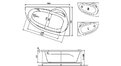 Акриловая ванна Relisan Zoya 140x90 – купить по цене 19000 руб. в интернет-магазине в городе Рязань картинка 13
