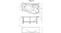 Акриловая ванна 1MarKa Gracia 160x95 – купить по цене 20300 руб. в интернет-магазине в городе Рязань картинка 17