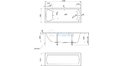 Акриловая ванна 1MarKa Modern 120x70 – купить по цене 7600 руб. в интернет-магазине в городе Рязань картинка 17