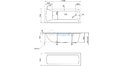 Акриловая ванна 1MarKa Modern 130x70 – купить по цене 8620 руб. в интернет-магазине в городе Рязань картинка 21