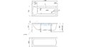 Акриловая ванна 1MarKa Modern 150x70 – купить по цене 9210 руб. в интернет-магазине в городе Рязань картинка 17