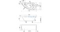Акриловая ванна 1MarKa Piccolo 150х75 – купить по цене 11310 руб. в интернет-магазине в городе Рязань картинка 25
