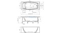Отрезная ванна 1MarKa Pragmatika 173-155х75 см  – купить по цене 15450 руб. в интернет-магазине в городе Рязань картинка 25